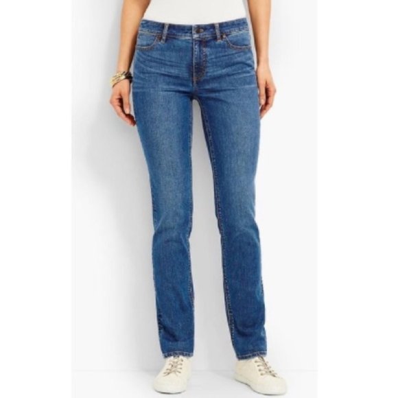 talbots flawless five pocket straight